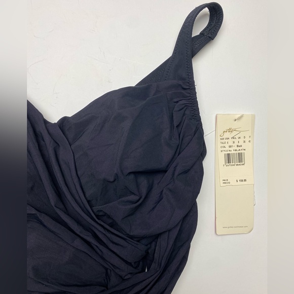 NWT Gottex | Women's Lattice Sweetheart Square Neck One Piece Swimsuit 6 - Picture 6 of 12